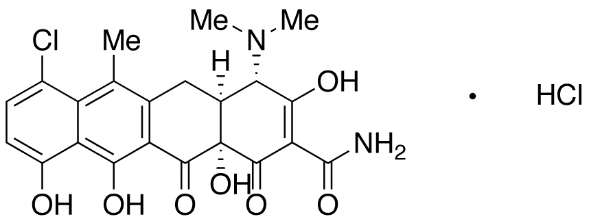 Anhydro chlortetracycline HCl