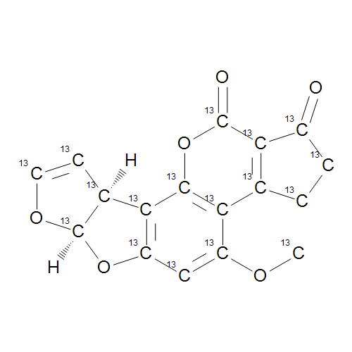 Aflatoxin B1 13C17