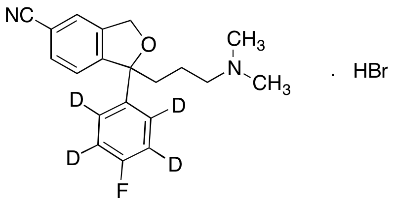 (±)-Citalopram D4 HBr (4-fluorophenyl D4)