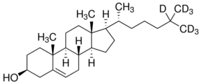 Cholesterol-25,26,26,26,27,27,27 D7