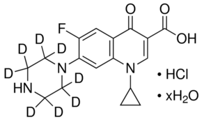 Ciprofloxacin D8 HCl (piperazine D8)