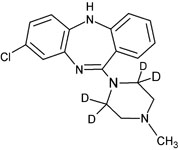 Clozapine D4 (4-methylpiperazinyl-2,2,6,6 D4)
