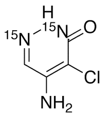 Desphenyl Chloridazon-15N2
