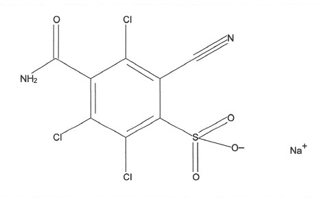 Chlorothalonil metabolite SYN548581 sodium salt