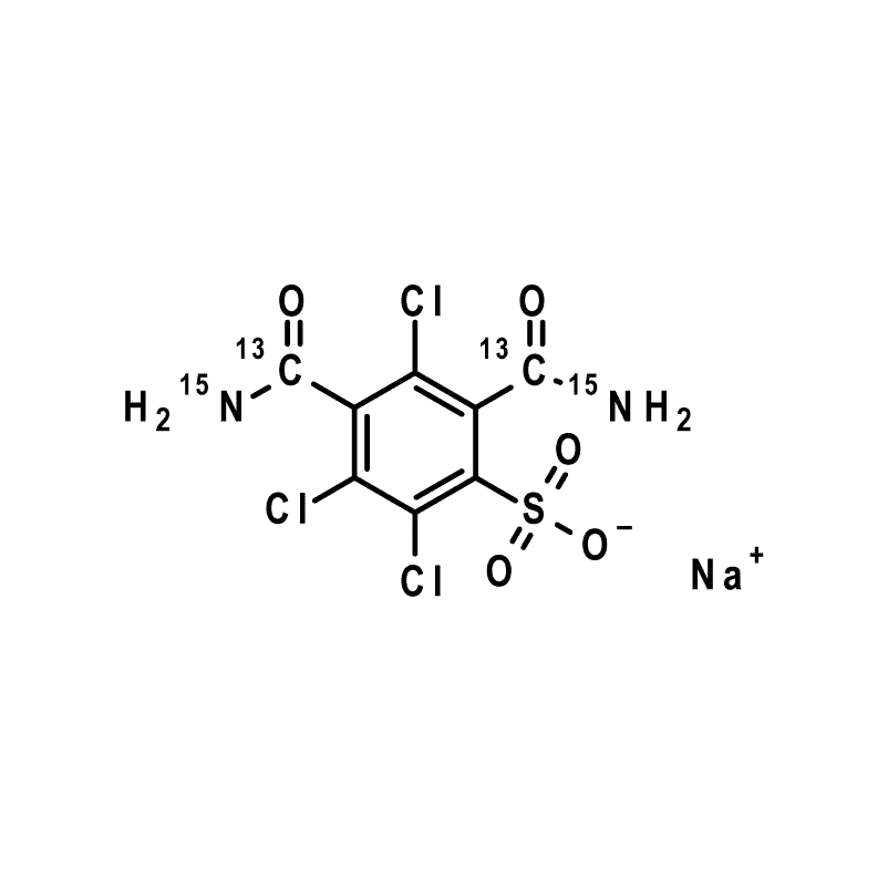 Chlorothalonil Metab R471811-13C2,15N2 Na