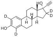 17alpha-ethynyl estradiol-2,4,16,16 D4