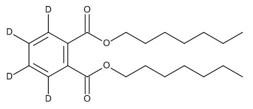 Phthalic acid, bis-n-heptyl ester D4