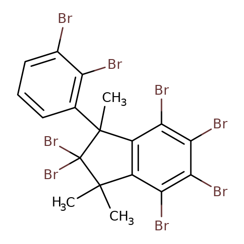 Octabromotrimethylphenylindane