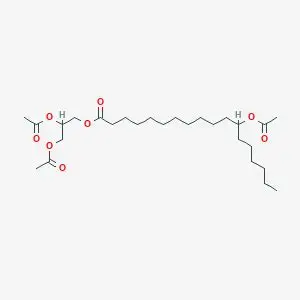 2,3-Bis(acetyloxy)propyl 12-(acetyloxy)octadecanoate