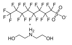 Perfluorooctane-bis(2-hydroxyethyl)sulfonic acid ammonium